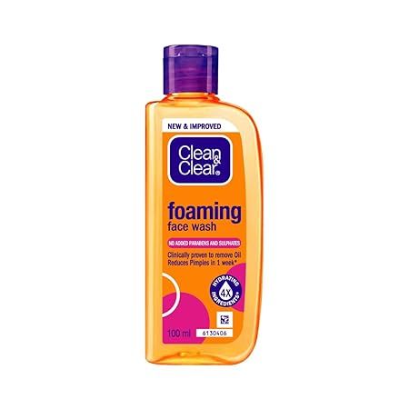 Clean &amp; Clear Foaming Face Wash - 100ml (180)