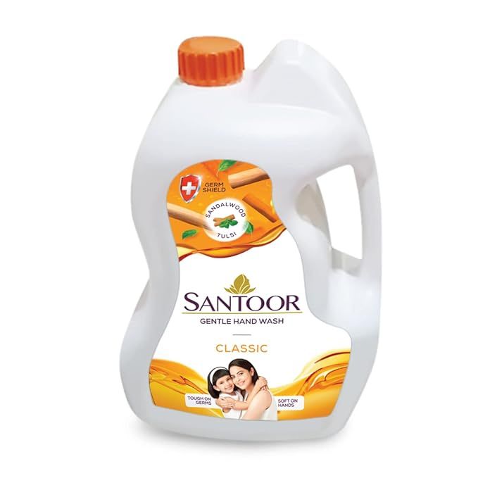 Santoor Classic Hand Wash Jar - 5LTR