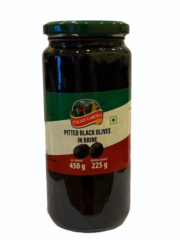 Abbies Black Pitted Olives - 450g ((MRP280) Abbies Black Pitted Olives - 450g ((MRP280)