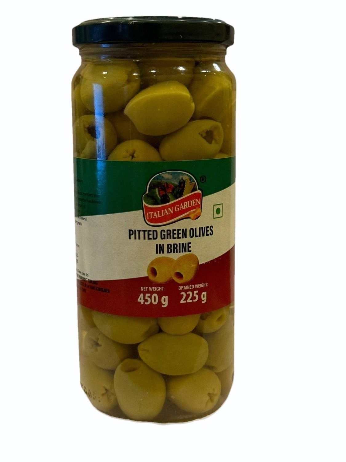 Abbies Green Pitted Olive 450g (MRP280)