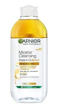 Garnier Micellar Cleansing Water in Oil For All Skin Types (White) - 400ml (550)