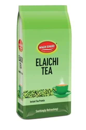 Wagh Bakri Elaichi Instant Tea Premix - 1 Kg Pack (For Vending Machine)
