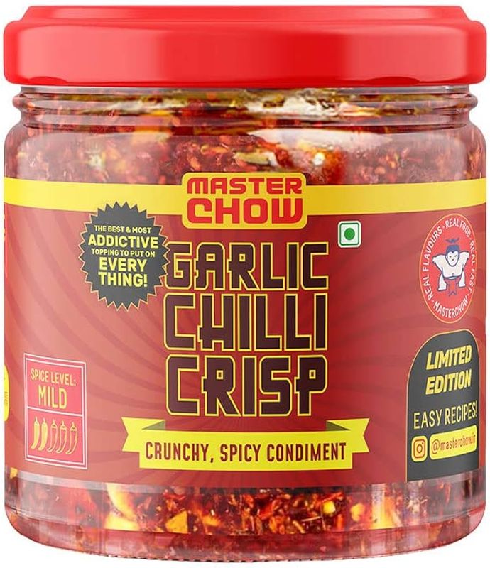 MasterChow Limited Edition Chilli Garlic Crisp | Spicy 170g