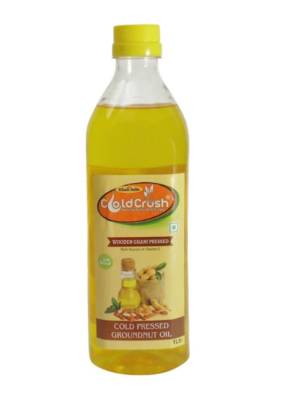 Cold Crush Cold Pressed Groundnut Oil (Khadi India) - 1LTR