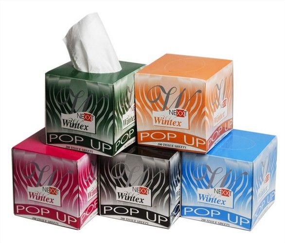 Wintex Nexxt Pop Up Tissue Box 2Ply (100 Pulls)