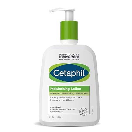 Cetaphil Moisturising Lotion for Sensitive &amp; Dry Skin - 500ml (1649)