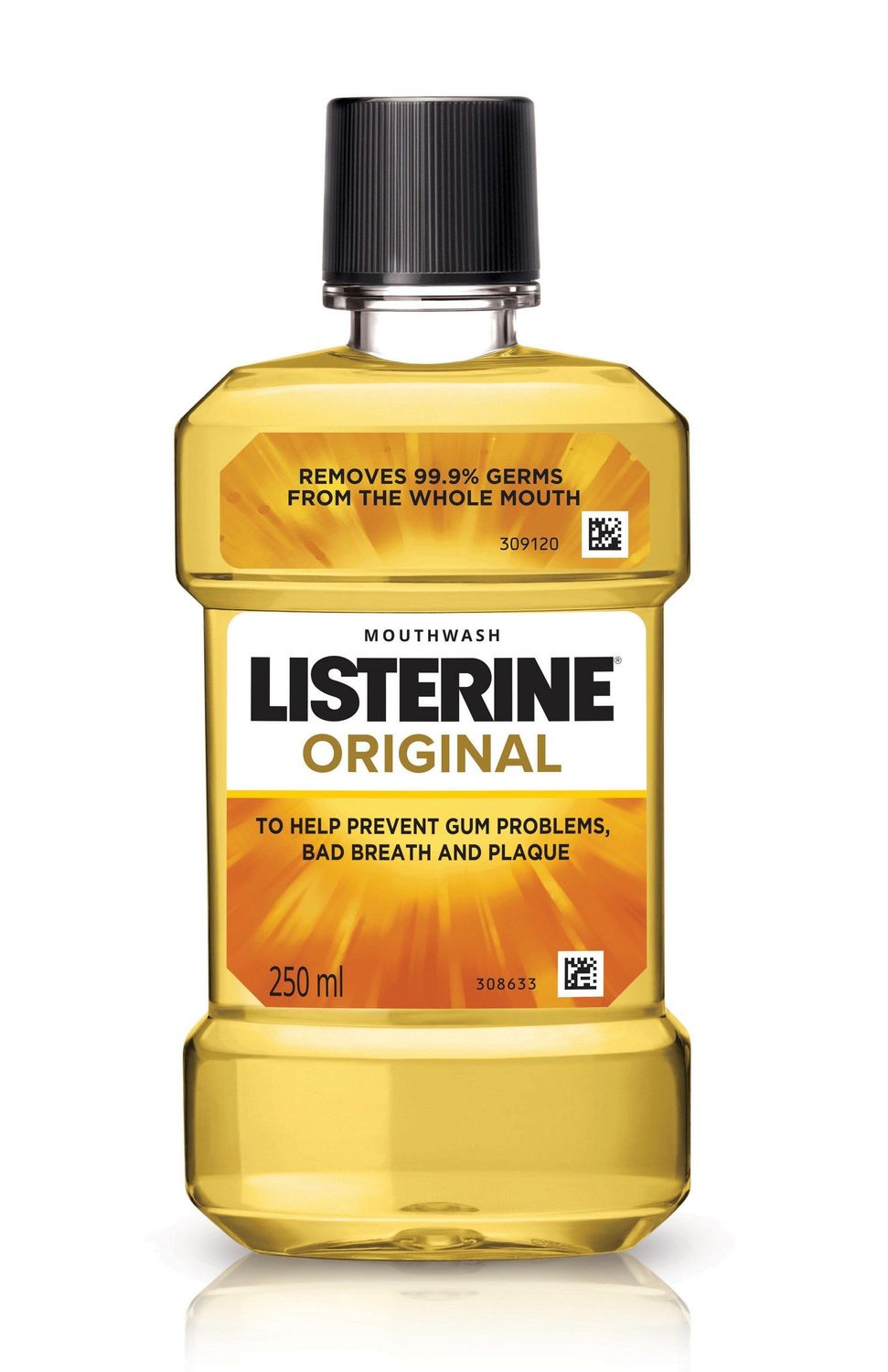Listerine Original Mouthwash (Yellow) - 250ml