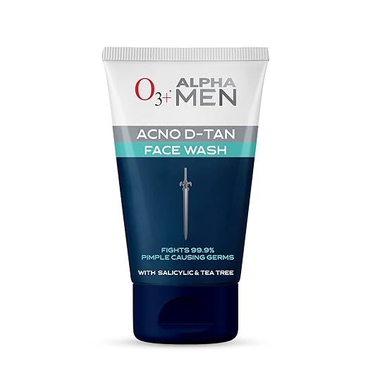 O3+ Alpha Men Acno D-Tan Face Wash - 100gm (245)