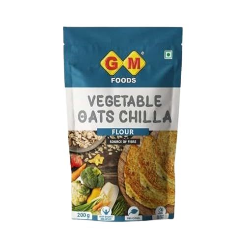 GM Foods Vegetable Oats Chilla Flour - 200g (68)