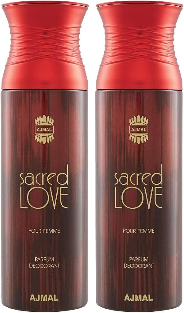 Ajmal Sacred Love Perfume Deodorant For Women - 200ml (Pack Of 2)
