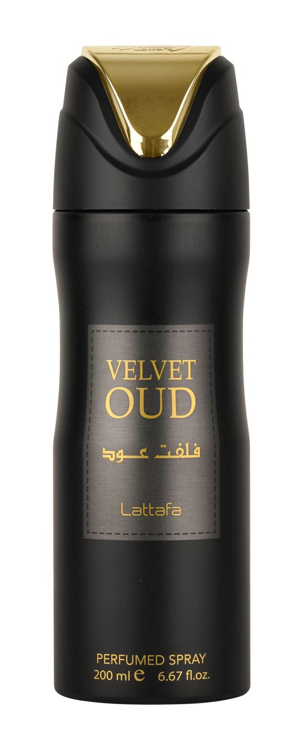 Lattafa Velvet Oud Perfumed Deodorant For Men - 200ml