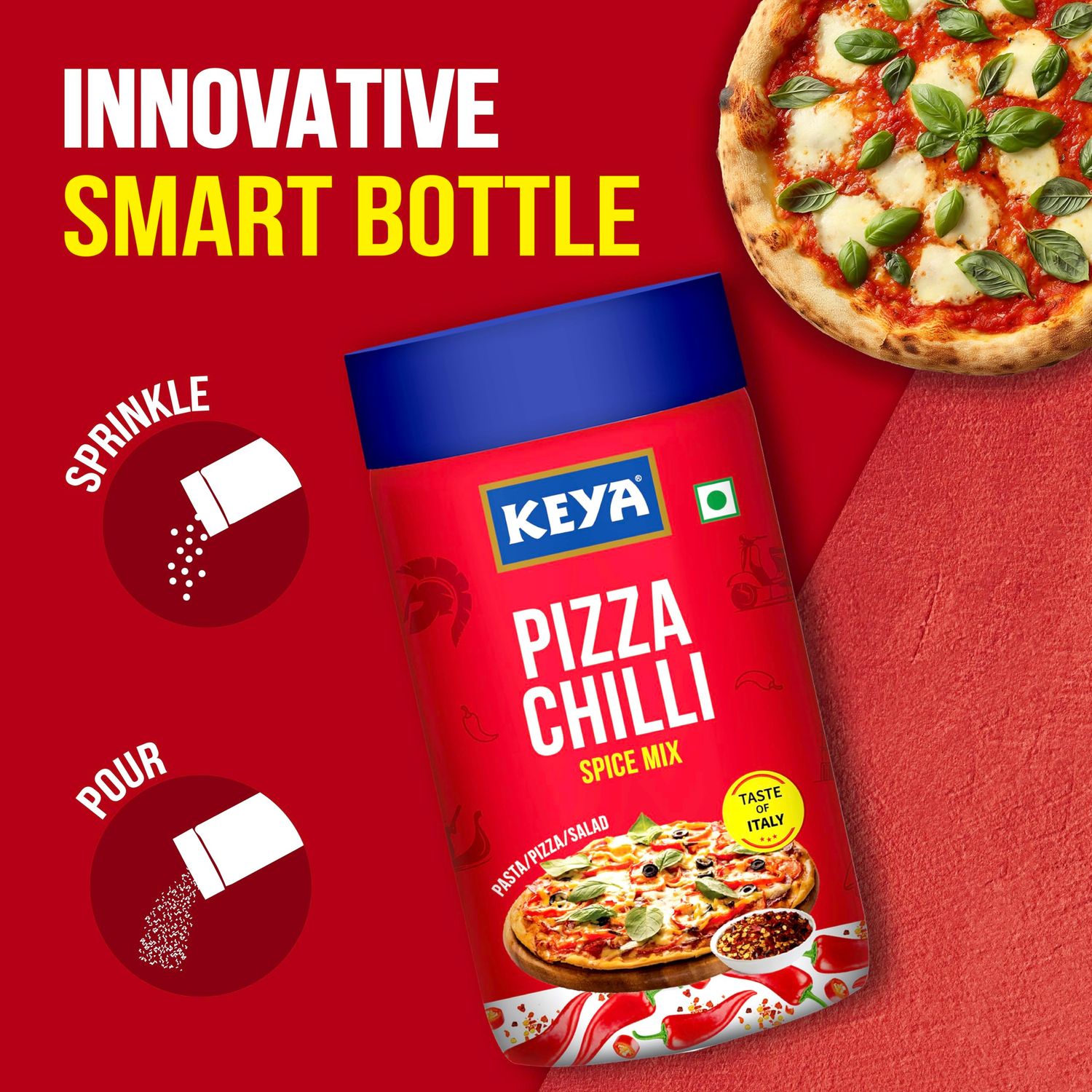 Keya Pizza Chilli Flakes 70gm