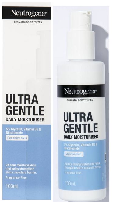 Neutrogena Ultra Gentle Daily Moisturiser For Sensitive Skin - 100ml (750)