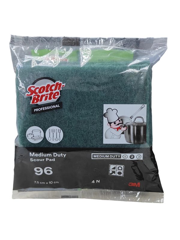 Scotch-Brite Scrub Pad (Small) - Pack of 4Pcs (76)