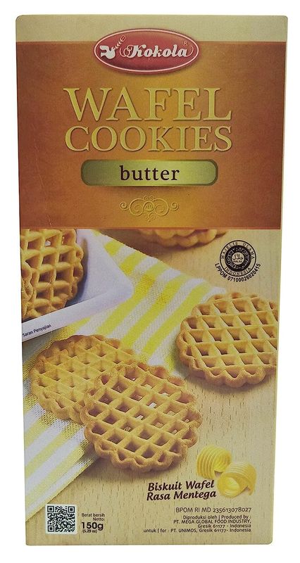 Kokola Waffel Cookies  Butter, 100g