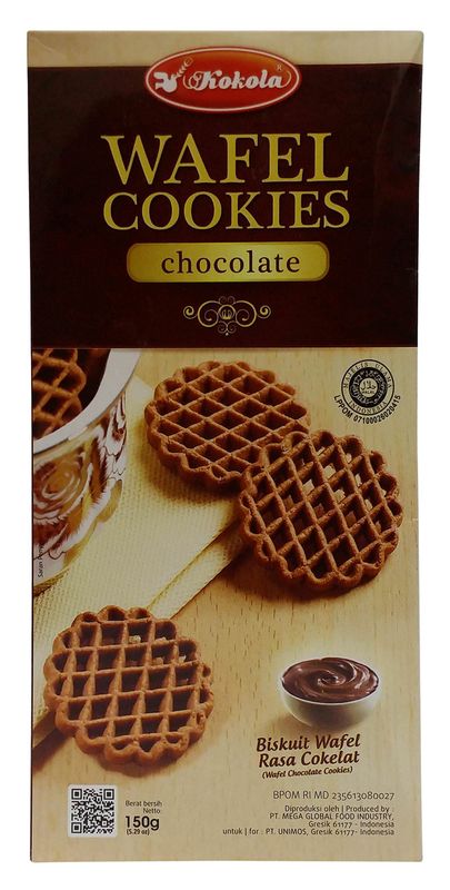 Kokola Waffel Cookies  Chocolate, 100g
