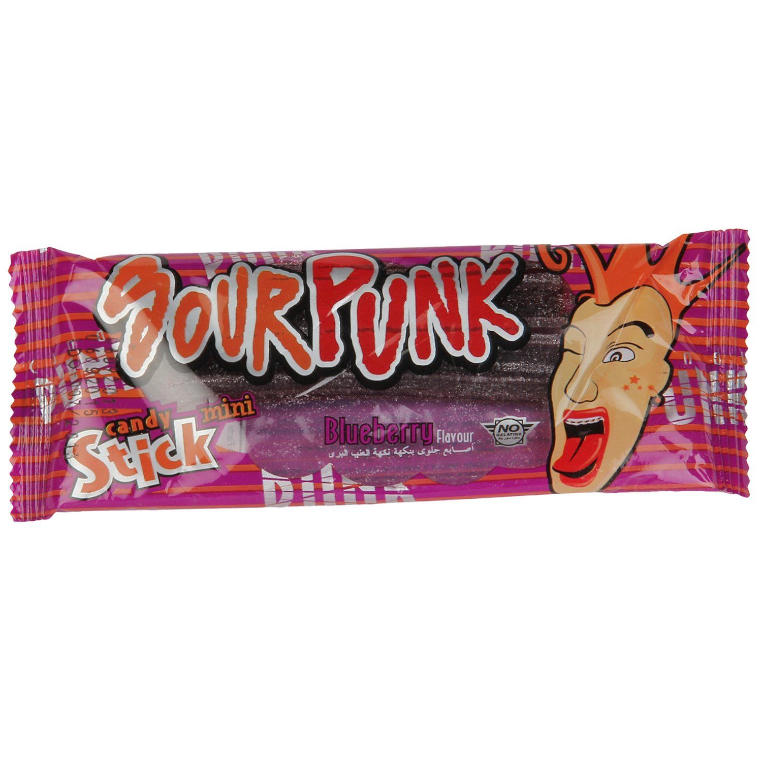 Sour Punk Candy Stick  Blueberry,Flavour 40g