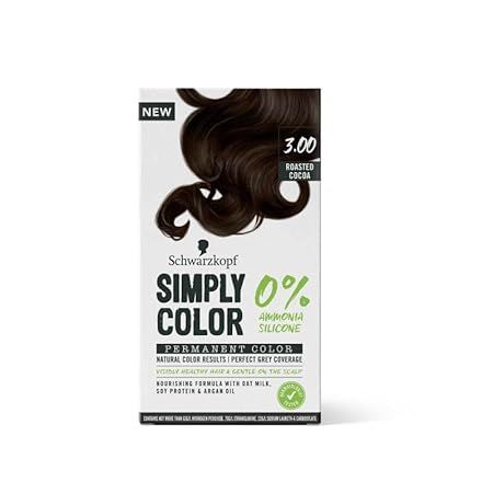 Schwarzkopf Simply Color Permanent Hair Colour 3.00 Roasted Cocoa