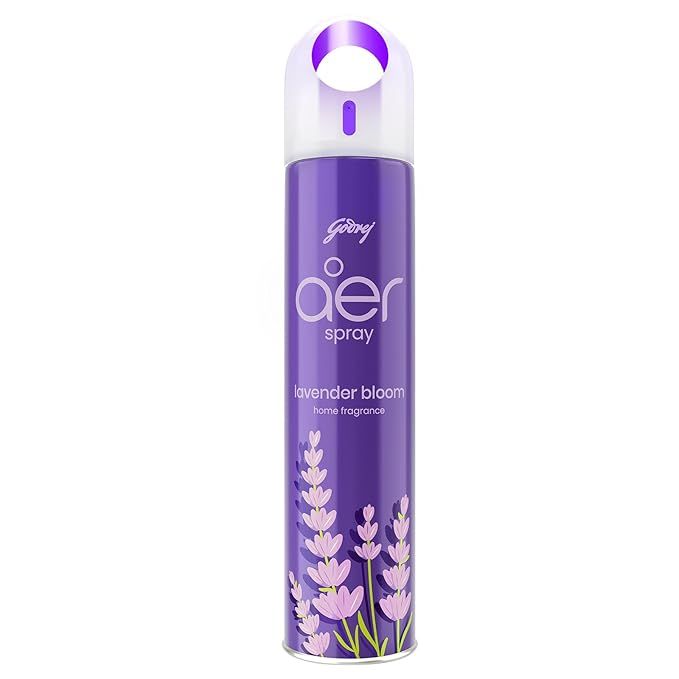 Godrej aer Spray, Lavender Bloom, Home &amp; Office Air Freshener - 220ml