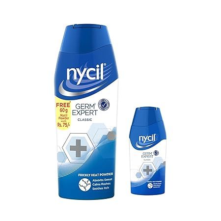 Nycil Germ Expert Classic Prickly Heat Powder - 150g
