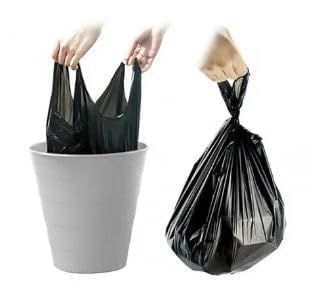 Garbage Bags with Handle, Size 20X26 (M) - 50pcs