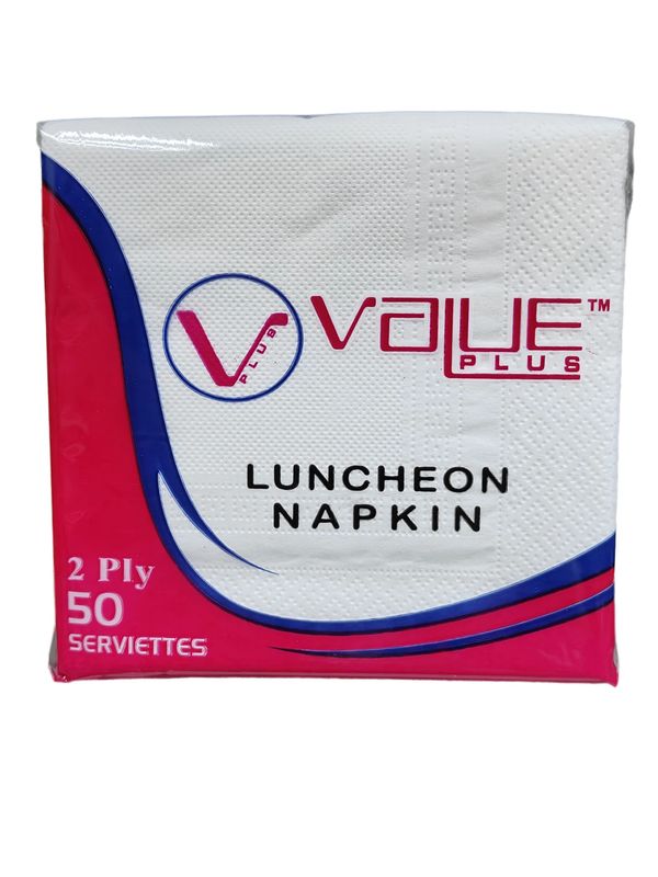 Value Plus 2 Ply Paper Napkin - 50 Pulls Value Plus 2 Ply Paper Napkin - 50 Pulls