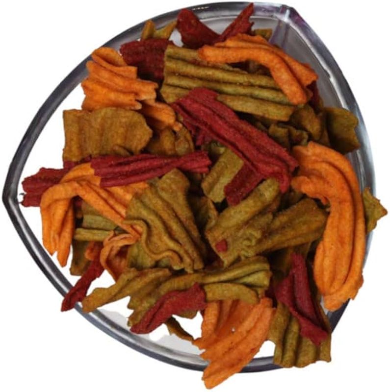 Snackman Mix Veg Chips Masala (Jar) 150gm
