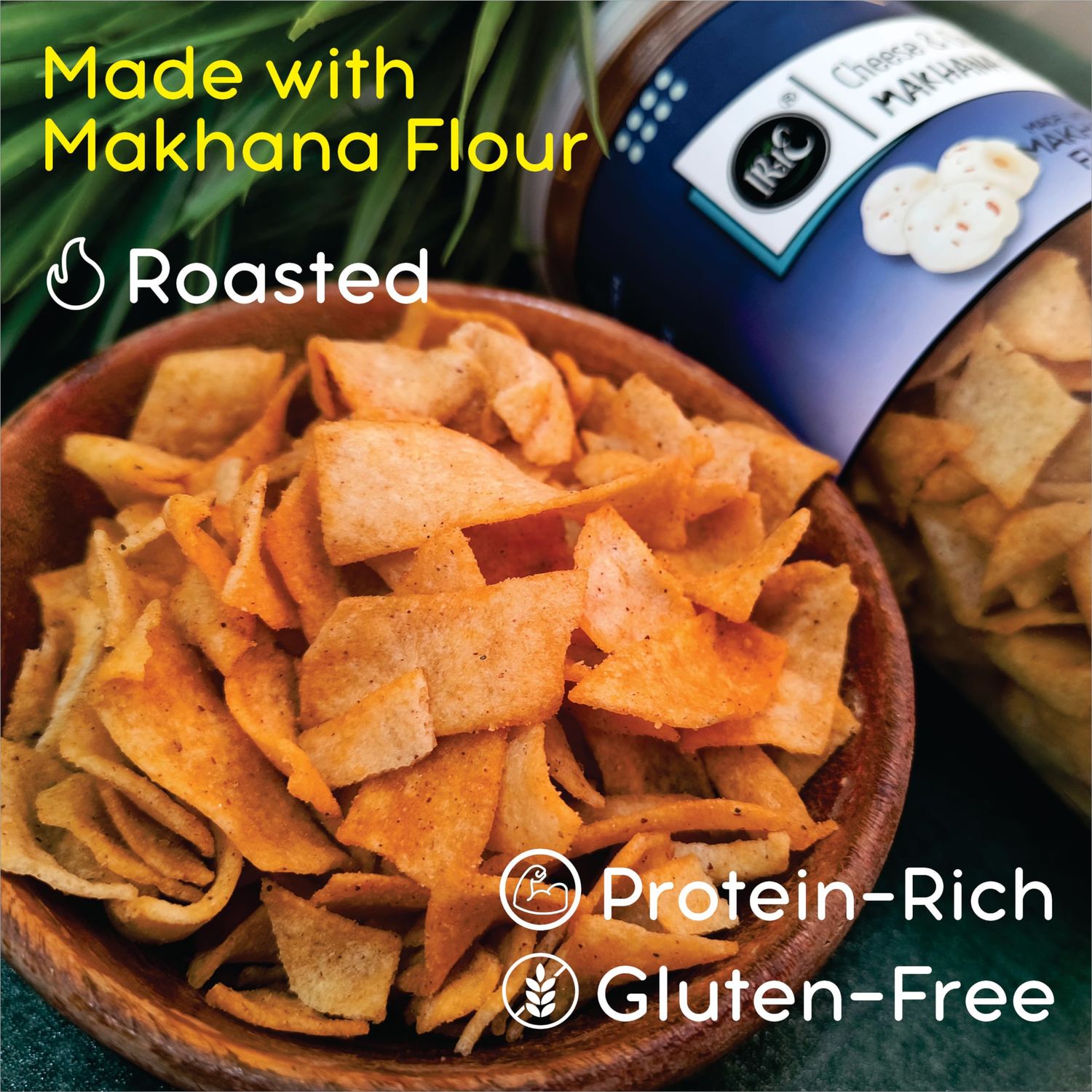 Snackman Pudina Makhana Chips (Jar) 150gm