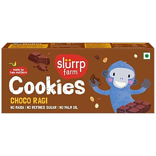 Slurrp Farm Choco Ragi Cookies (NO MAIDA NO REFINED SUGAR NO PALM OIL) 88 g