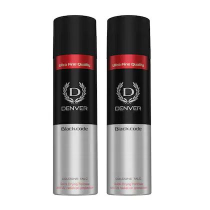 Denver Black Code Talc - 300g (BUY 1 GET 1 FREE)