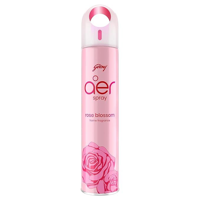 Godrej aer Spray, Rose Blossom, Home &amp; Office Air Freshener - 220ml