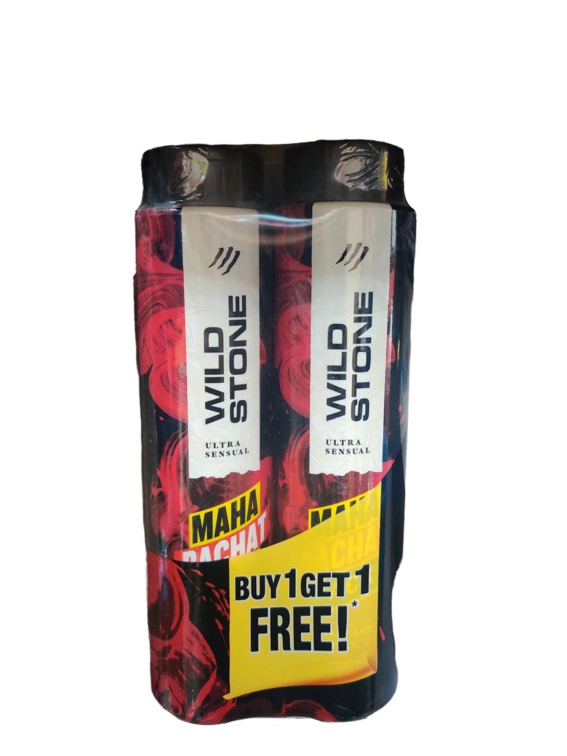 Wild Stone Ultra Sensual Talcum Powder for Men - 400g (Buy 1 Get 1 Free)