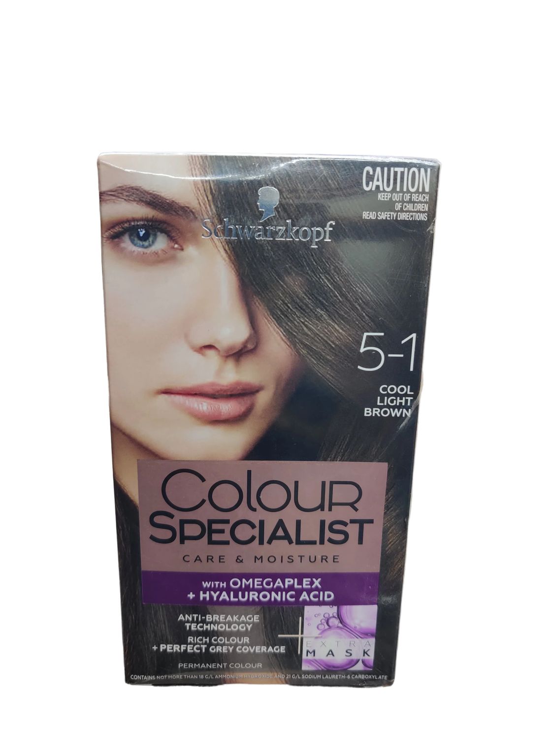Schwarzkopf Colour Specialist Permanent Hair Colour 5-1 Cool Light Brown