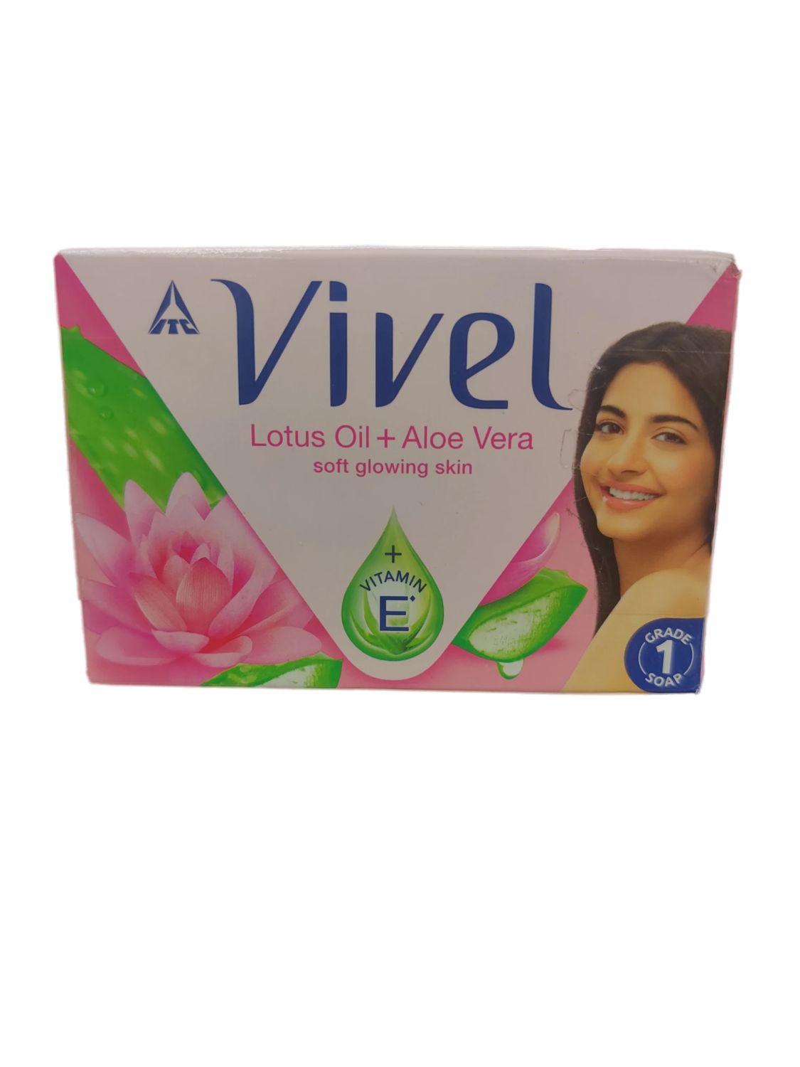 Vivel  Lotus oil + Aloe Vera Soap, 90gm (Pack Of 5)