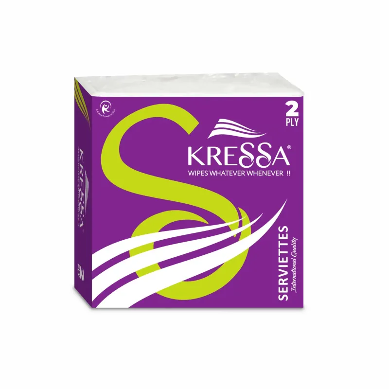 Kressa Ultra Soft Paper Napkin 2Ply , 50pulls - (Pack of 4) -(360)