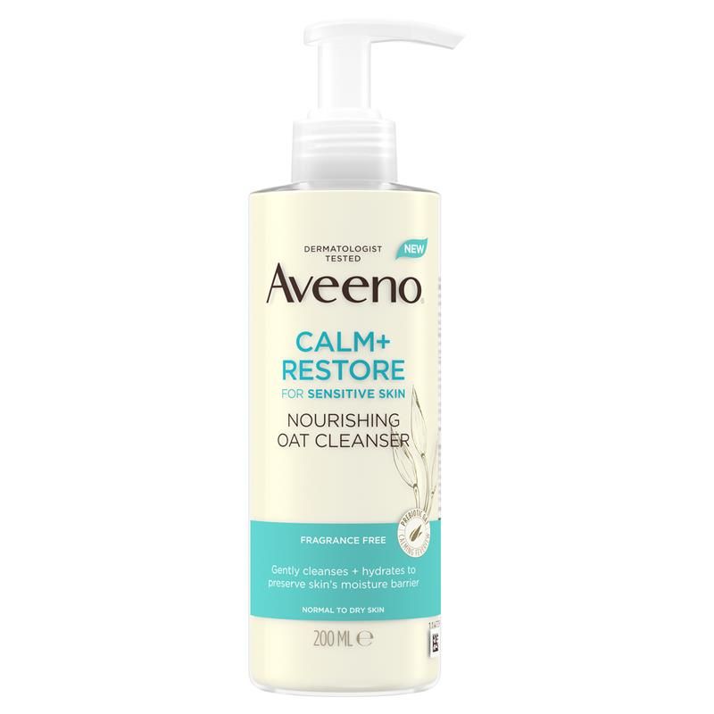 Aveeno Calm+ Restore Nourishing Oat Face Cleanser 200ml - (650)