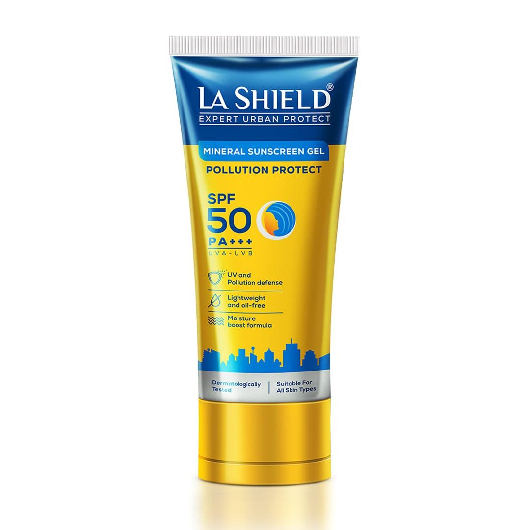 La Shield Lightweight Pollution Protect Mineral Sunscreen Gel SPF 50+ PA+++ 80g
