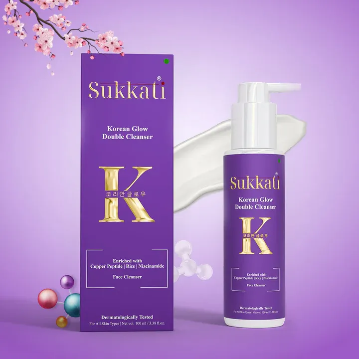 Sukkati Korean Glow Double Cleanser 100ml - (399)