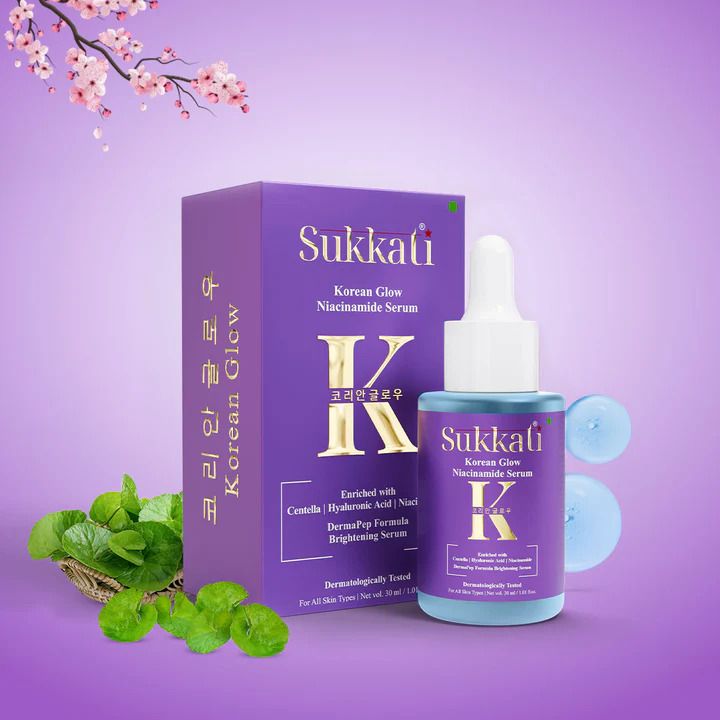 Sukkati Korean Glow Niacinamide Serum -30ml (499)