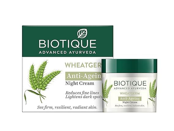 Biotique Wheat Germ Anti-Ageing Night Cream 50Gm (320)