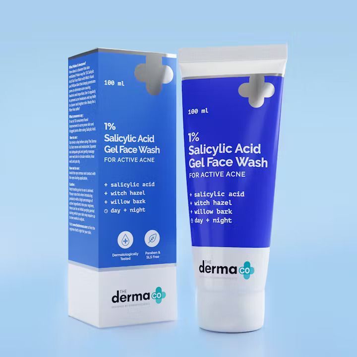 The Derma Co 1% Salicylic Acid Daily Gel Face Wash -100ml (299)