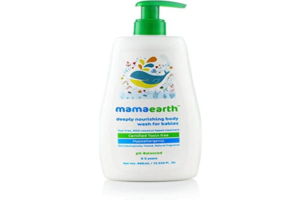 Mamaearth Deeply Nourishing Body Wash for Babies - 400ml (499)