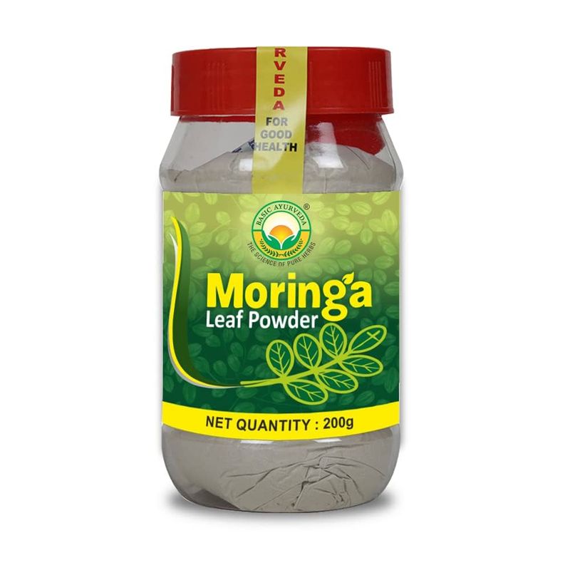 BASIC AYURVEDA Moringa Leaf Powder 200gm