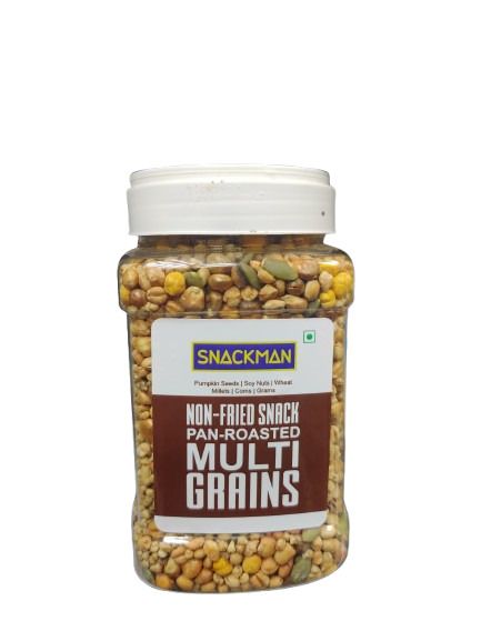 Snackman Non Fried Snack Pan Roeasted Multi Grain 400gm