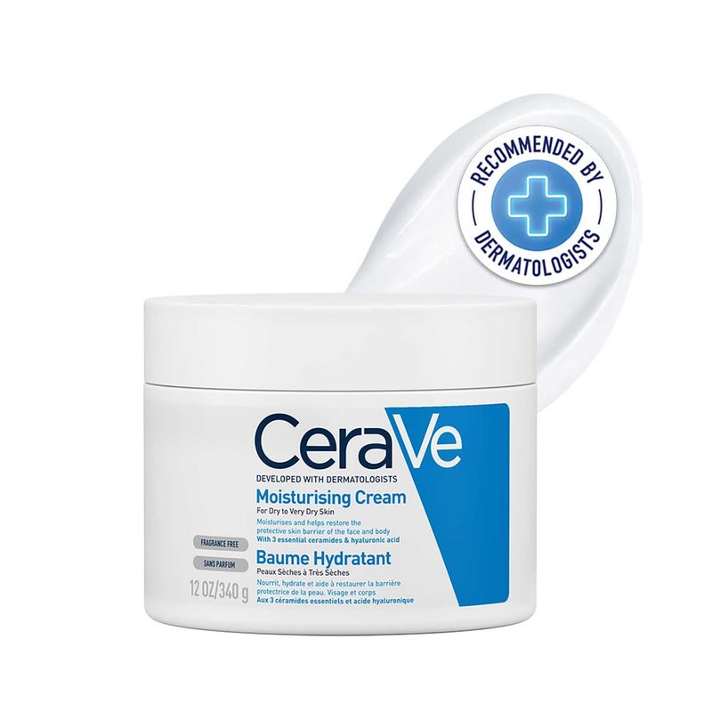 CeraVe Moisturising Cream For Dry To Very Dry Skin - 340g Jar (1550)