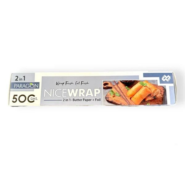 Paragon Nice Wrap 2 In 1 Butter Paper + Foil - 500g (425)