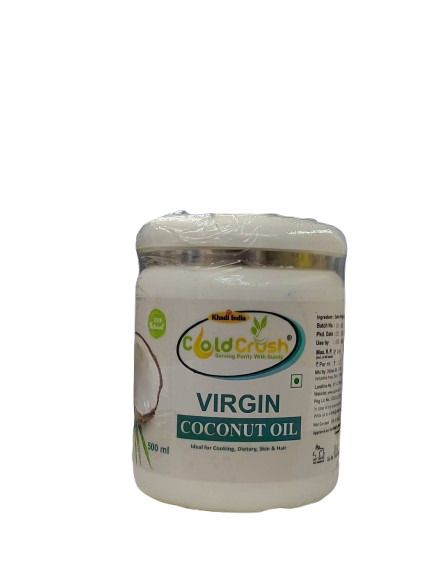 Cold Crush Virgin Coconut Oil (Khadi India) - 500ml (490)