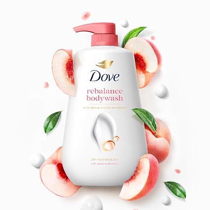 Dove Revitalizing Bodywash With Triple Hydration Serum With Vtamin C ,825 ml (Pink)
