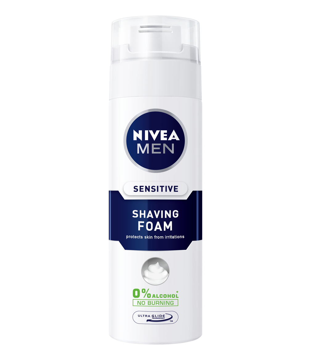 Nivea Men Sensitive Shaving Foam - 200ml+50ml (375)