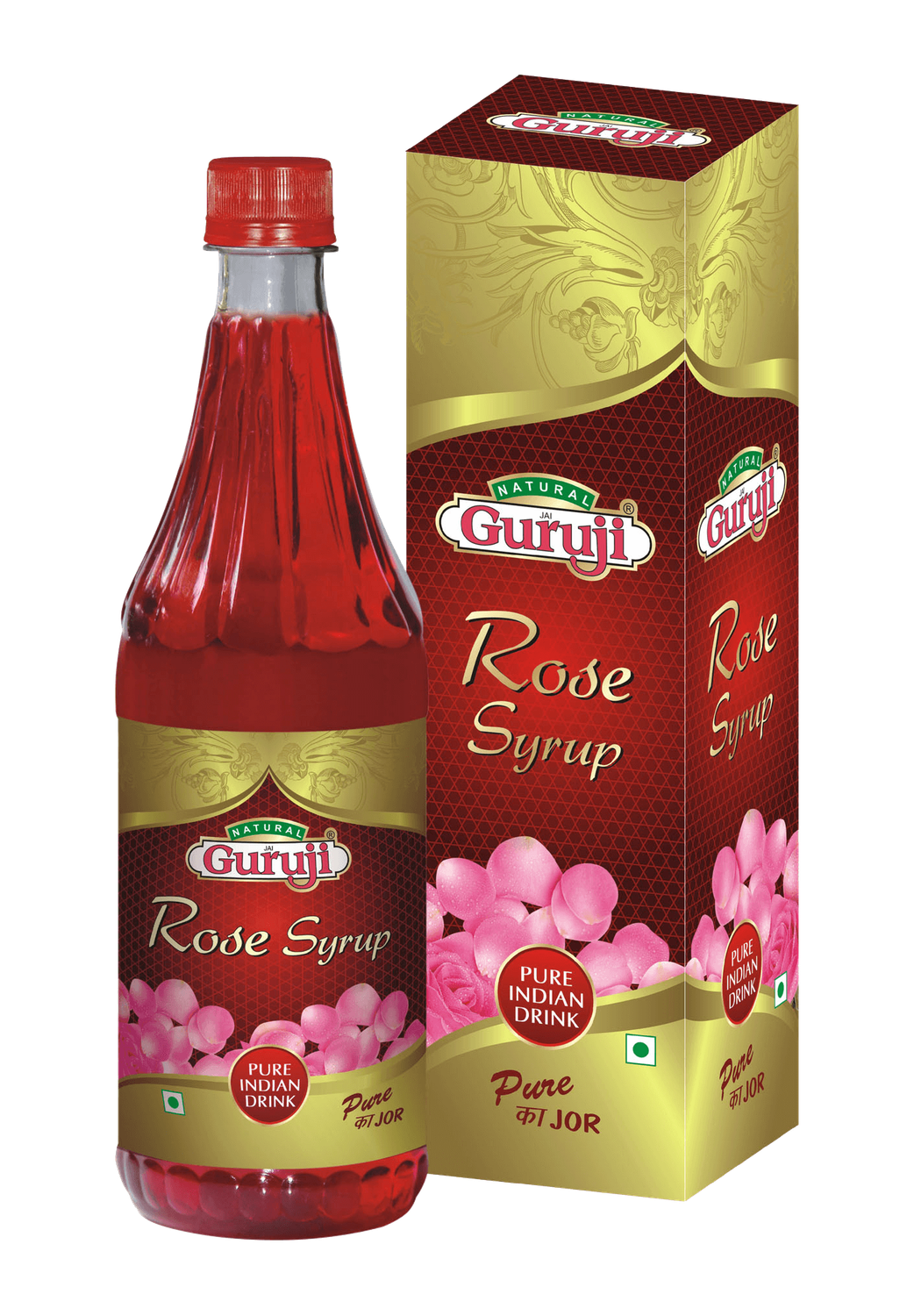 Guruji Rose Sharbat - 750ml